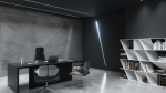 Lumines profile type Subli lacquered black, 3 m